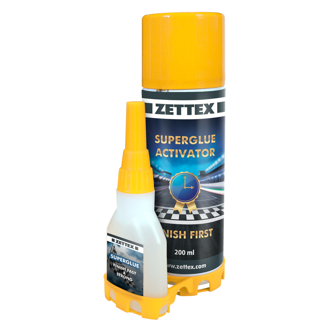 Zettex secondenlijm met activator